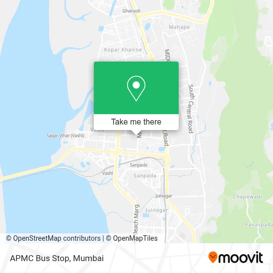 APMC Bus Stop map
