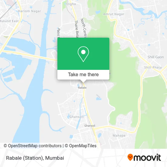 Rabale (Station) map