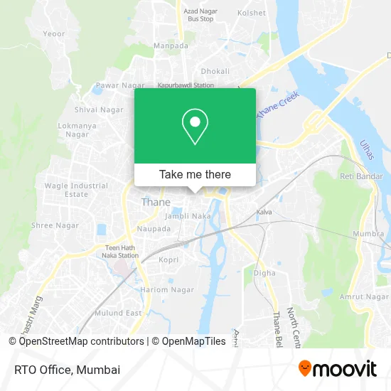 RTO Office map