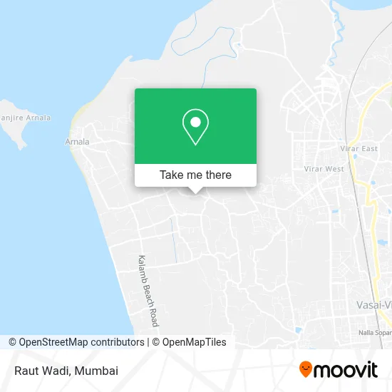 Raut wadi map