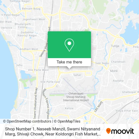 Shop Number 1, Naseeb Manzil, Swami Nityanand Marg, Shivaji Chowk, Near Koldongri Fish Market, Saha map