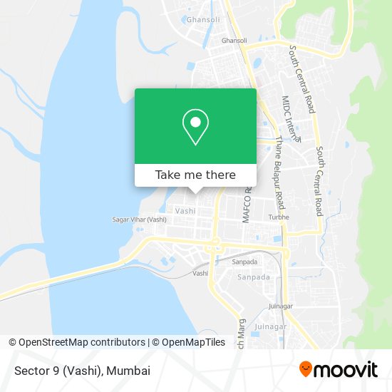 Sector 9 (Vashi) map