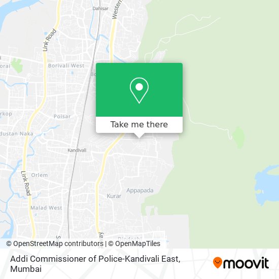 Addi Commissioner of Police-Kandivali East map