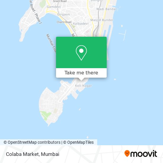 Colaba Market map