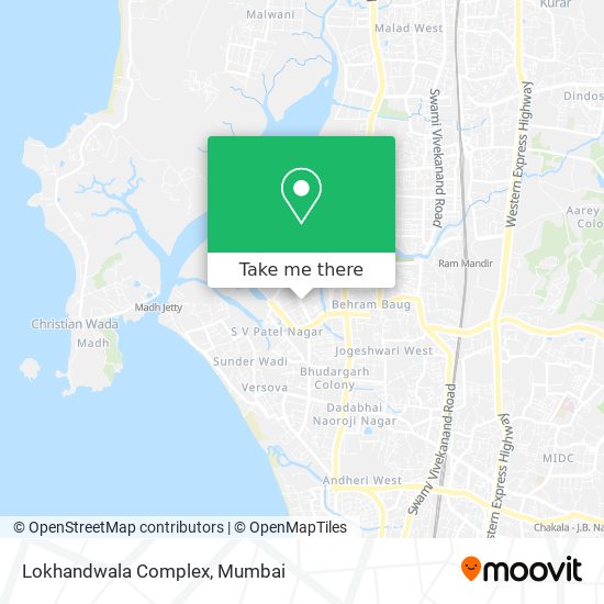 Lokhandwala Complex map