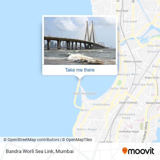 How to get to Bandra Worli Sea Link in Mumbai by Bus or Train?