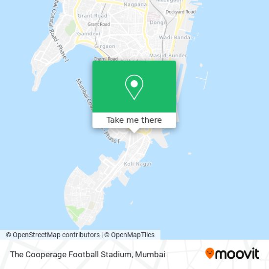 The Cooperage Football Stadium map