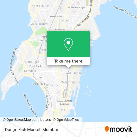 Dongri Fish Market map