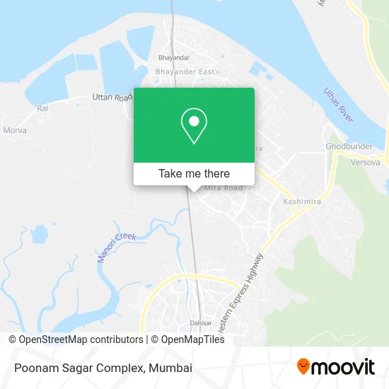 Poonam Sagar Complex map