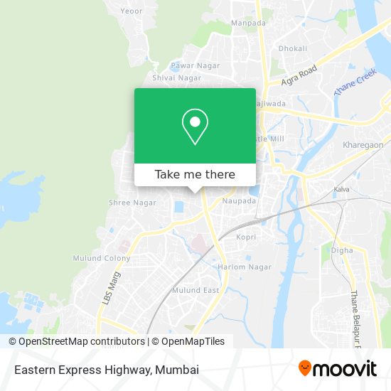 Eastern Express Highway map