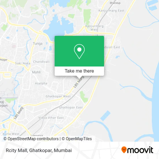 Rcity Mall, Ghatkopar map
