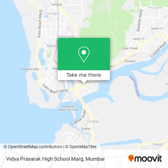Vidya Prasarak High School Marg map