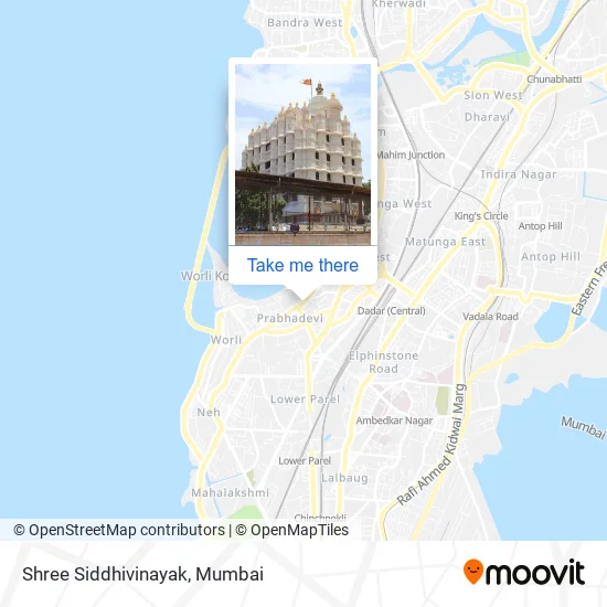 Shree Siddhivinayak map