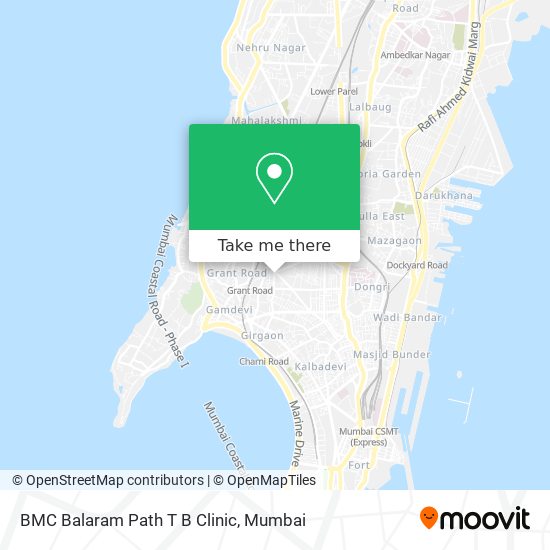 BMC Balaram Path T B Clinic map