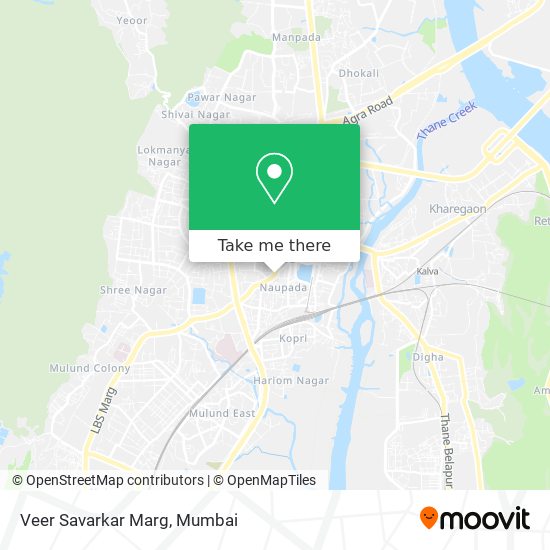 Veer Savarkar Marg map