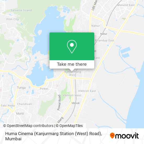 Huma Cinema (Kanjurmarg Station (West) Road) map