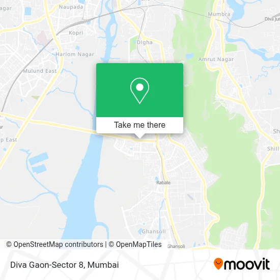 Diva Gaon-Sector 8 map