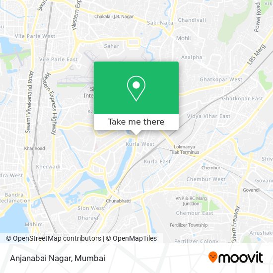 Anjanabai Nagar map