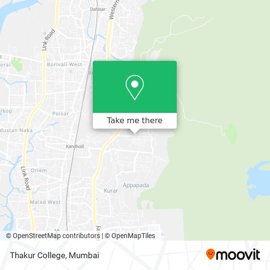 Thakur College map