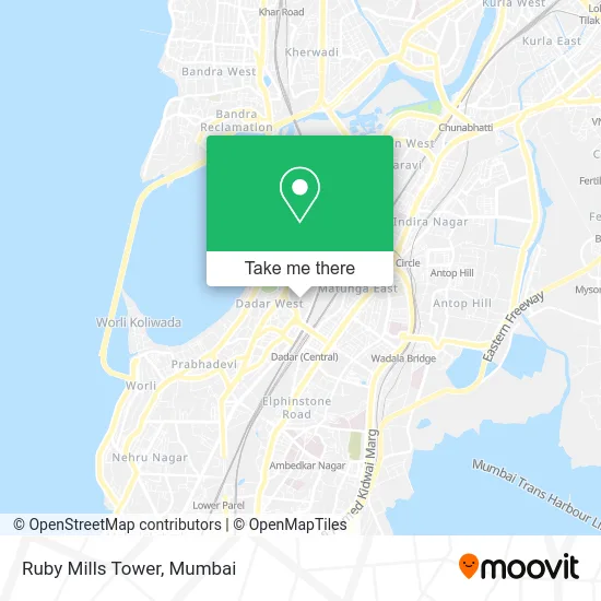 Ruby Mills Tower map