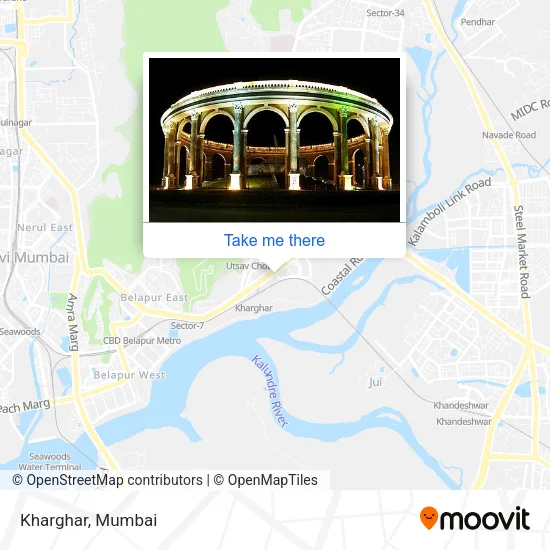Kharghar map