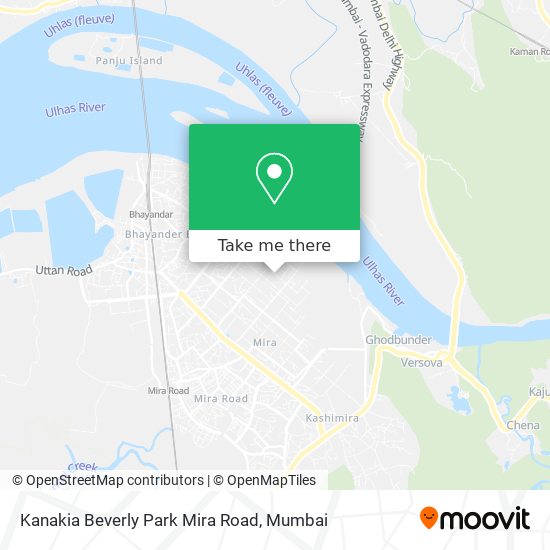 Kanakia Beverly Park Mira Road map