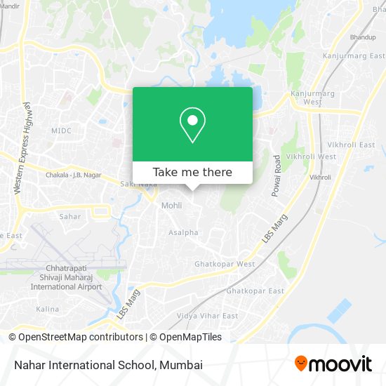 Nahar International School map