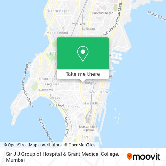 Sir J J Group of Hospital & Grant Medical College map