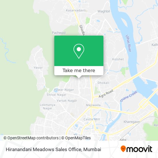 Hiranandani Meadows Sales Office map