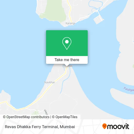 Revas Dhakka Ferry Terminal map