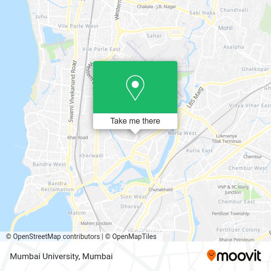 Mumbai Is In Which Direction Of India How To Get To Mumbai University In Kalina By Bus Or Train?