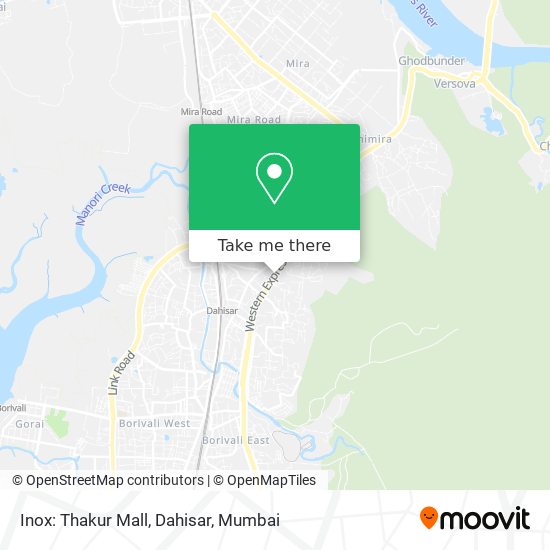 Inox: Thakur Mall, Dahisar map