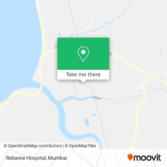 Reliance Hospital map