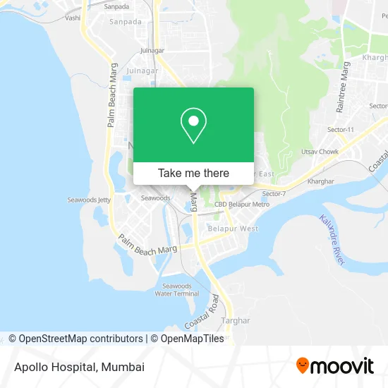 Apollo Hospital map