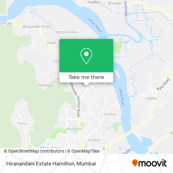 Hiranandani Estate Hamilton map