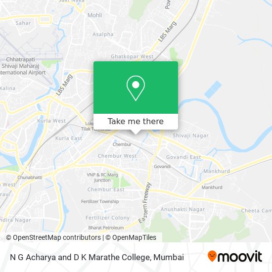 N G Acharya and D K Marathe College map