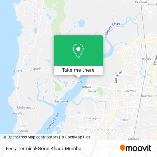 Ferry Terminal-Gorai Khadi map