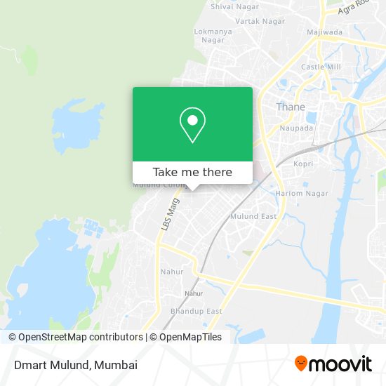 Dmart Mulund map