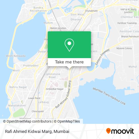 Rafi Ahmed Kidwai Marg map