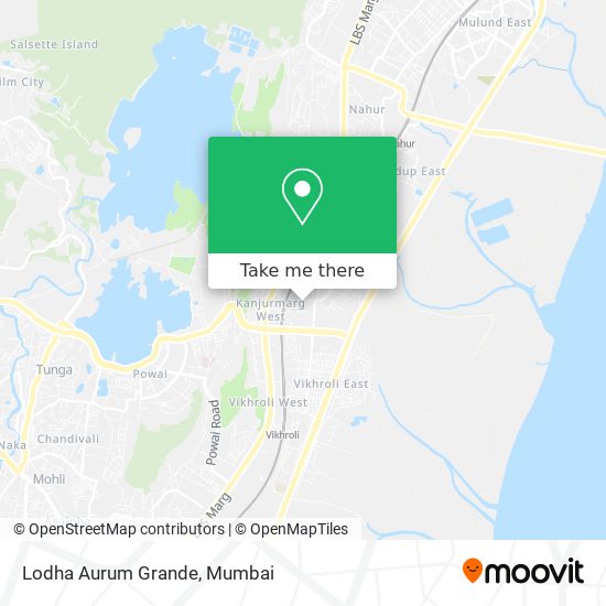 Lodha Aurum Grande map