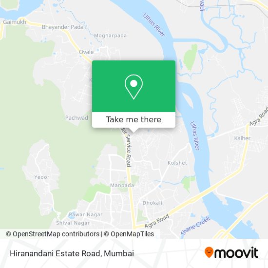 Hiranandani Estate Road map