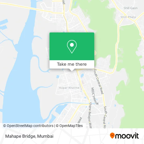 Mahape Bridge map