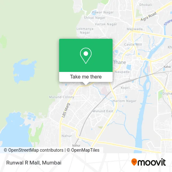 Runwal R Mall map