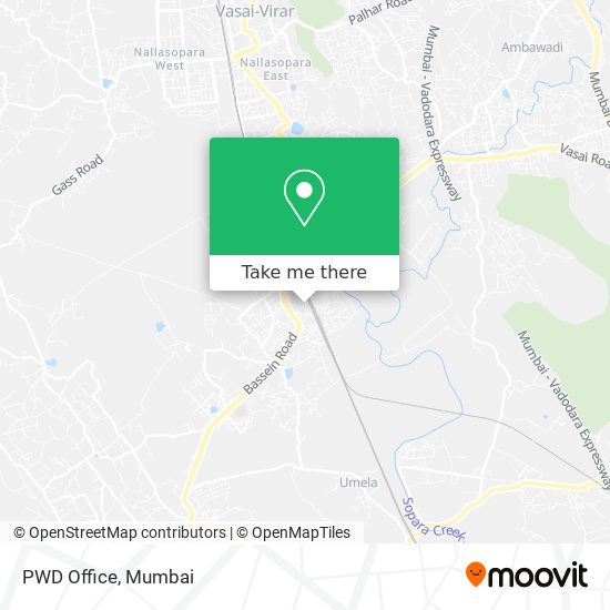 PWD Office map