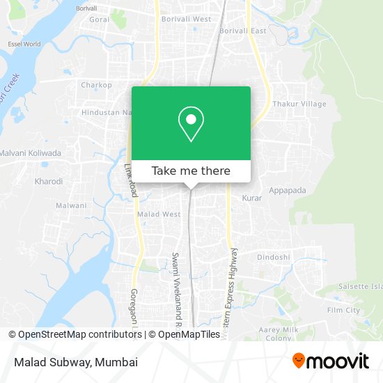 Malad Subway map