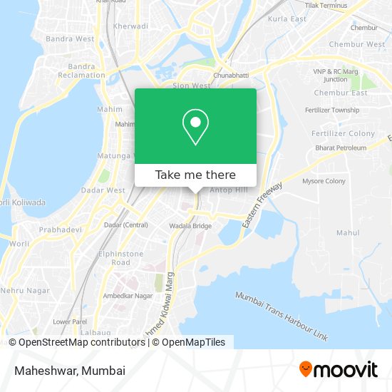 Maheshwar map