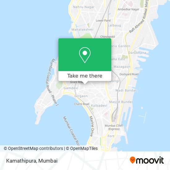 Kamathipura map