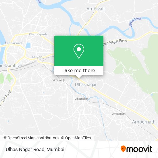 Ulhas Nagar Road map