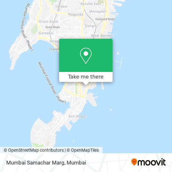 Mumbai Samachar Marg map