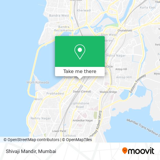 Shivaji Mandir map